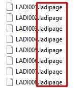 File mẫu Ladipage đã giải nén