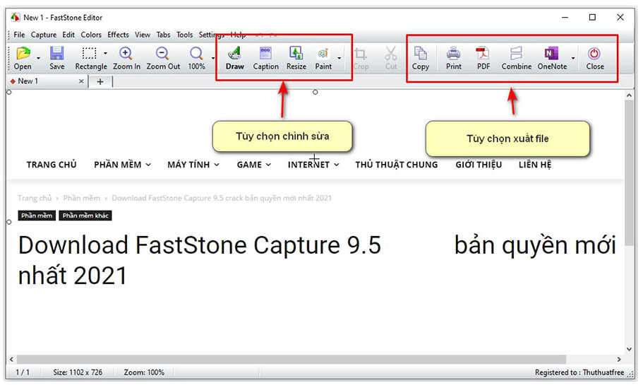 Phần mềm FastStone Capture